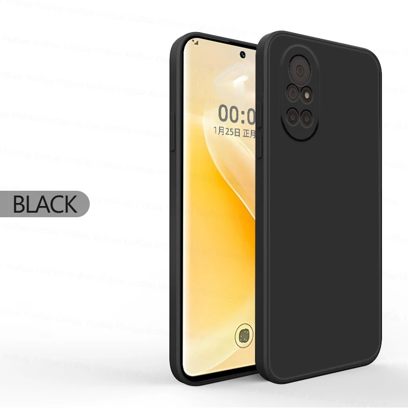 for huawei nova 8 case huawei nova 8 9 8i 7 5t 6 se pro cover shockproof soft tpu liquid silicone phone back case huawei nova 8i free global shipping