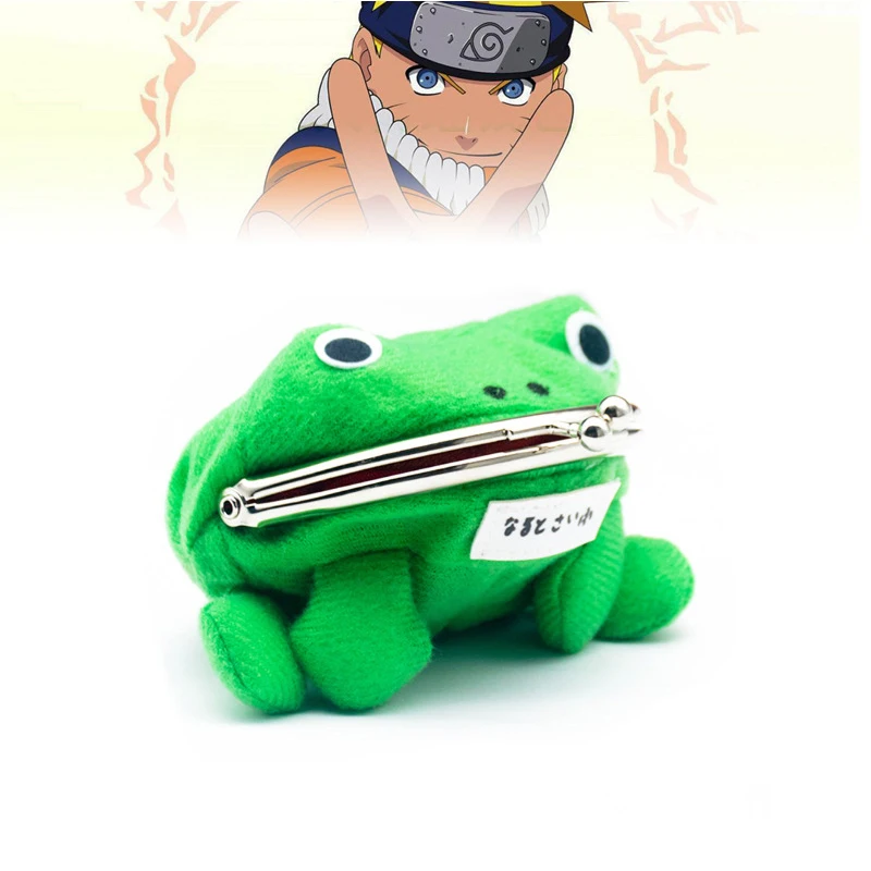 

Anime Kakashi Frog Coin Purse Cosplay Props Cartoon Stuffed Toy Cute Animal Kawaii Accessories Kid Toy Christmas Friends Gift