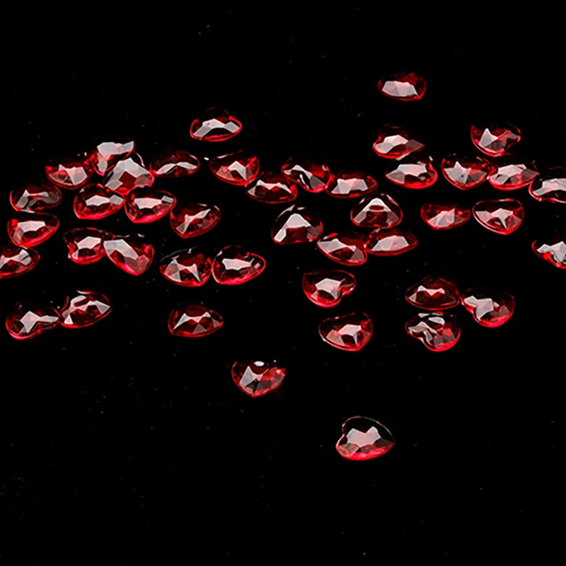 Новинка Лидер продаж 2000 шт./лот 12 мм 16 Цвета в наличии акриловая Форма сердца