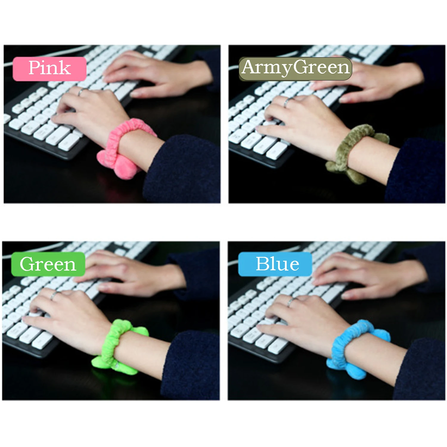 2 шт офисный Рабочий многоцелевой коврик для запястья мышь защита повязка волос