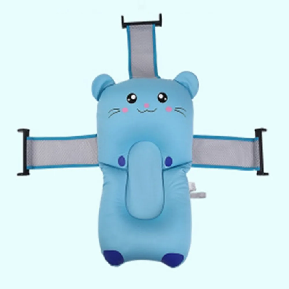 Baby Shower Portable Air Cushion Bed Babies Infant Bath Pad Non-Slip Bathtub Mat NewBorn Safety Security Seat Support | Мать и ребенок