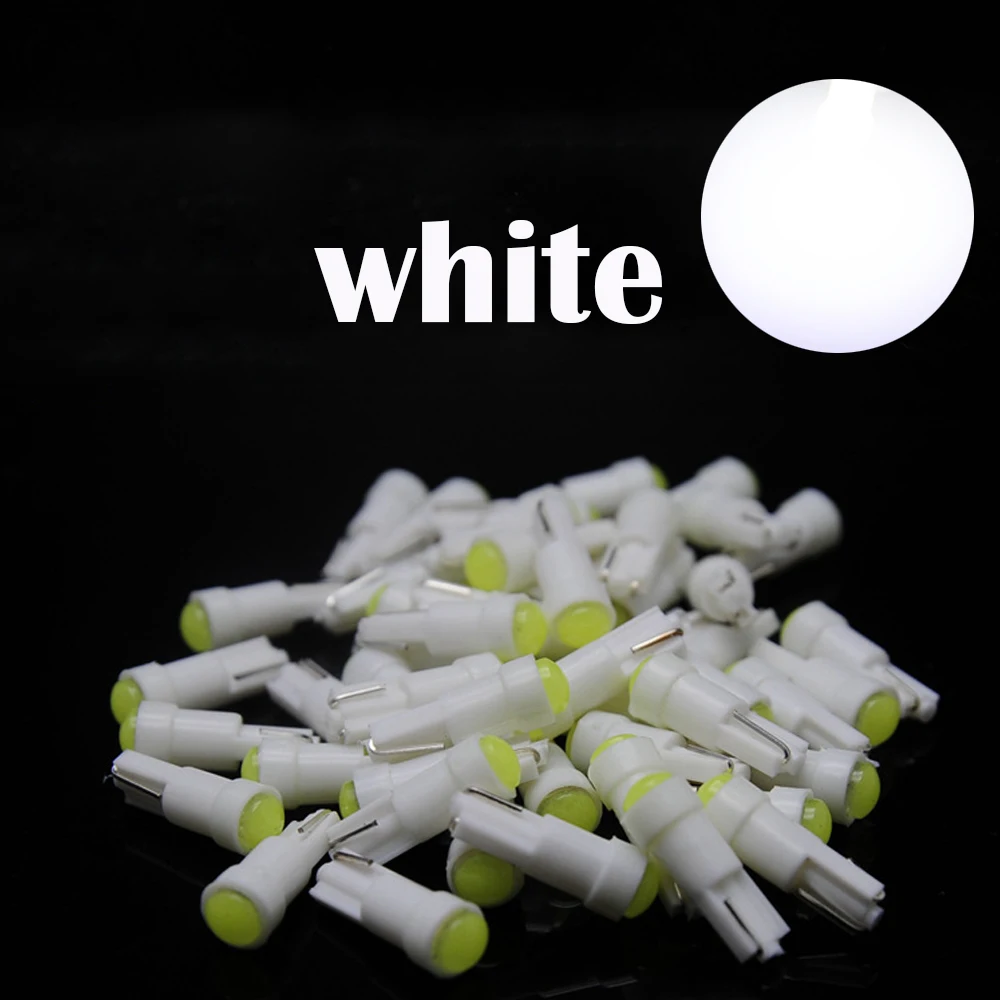Для машины подсветка для авто Автомобильная внутренняя T5 Светодиодная Автомобильная лампочка подсветка приборной доски Автомобильная дверь клиновидная лампа для ламп накаливания 12 В cob для SMD стайлинга автомобиля