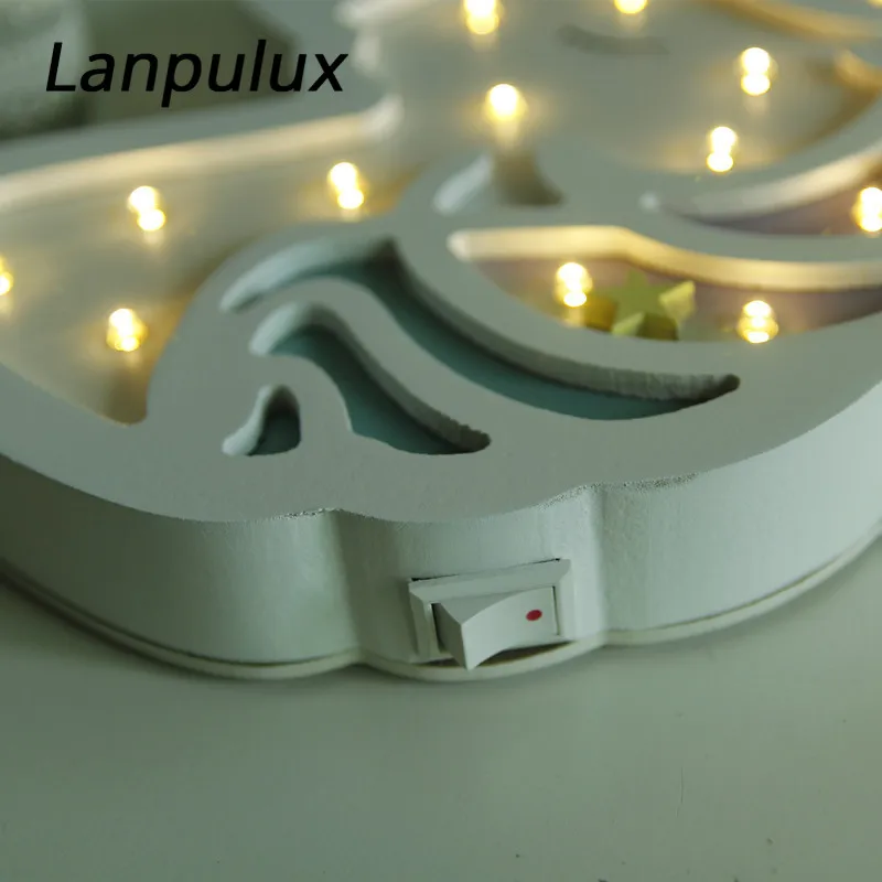 Lanpulux настенный светильник в скандинавском стиле с динозавром светодиодный