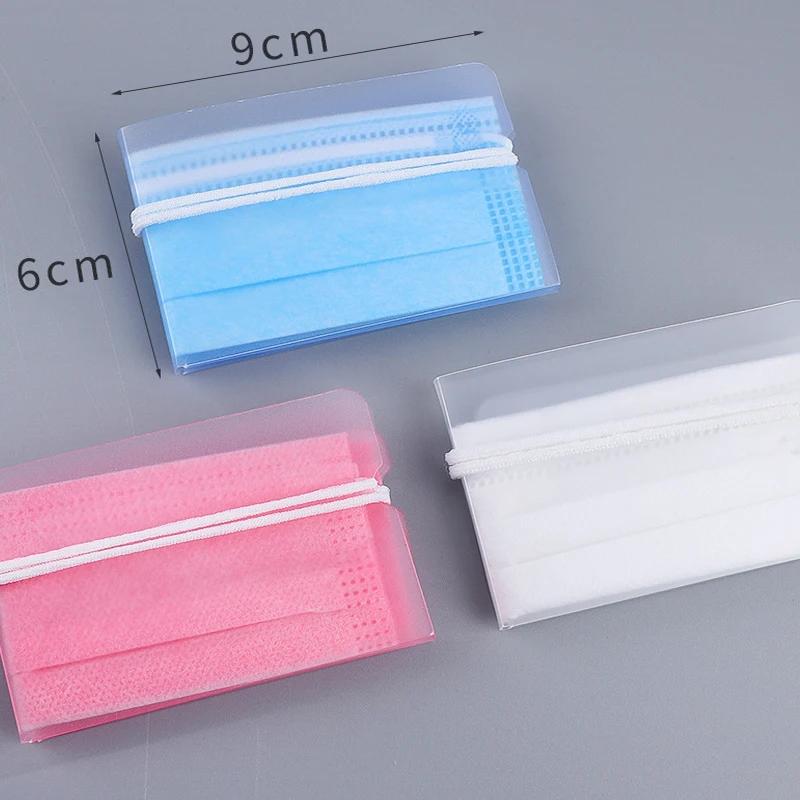 Портативная Складная маска для хранения одноразовые маски органайзер чехол