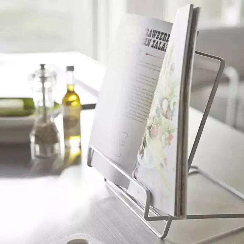 Настольный книжный стеллаж железная треугольная книжная полка полка-органайзер