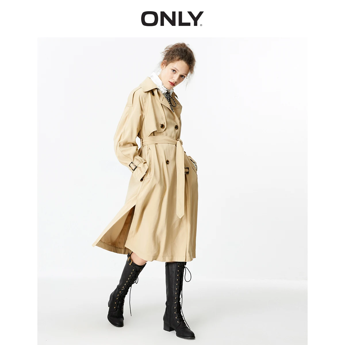 Женский Длинный тренчкот Осень зима|Женские плащи и тренчи| |