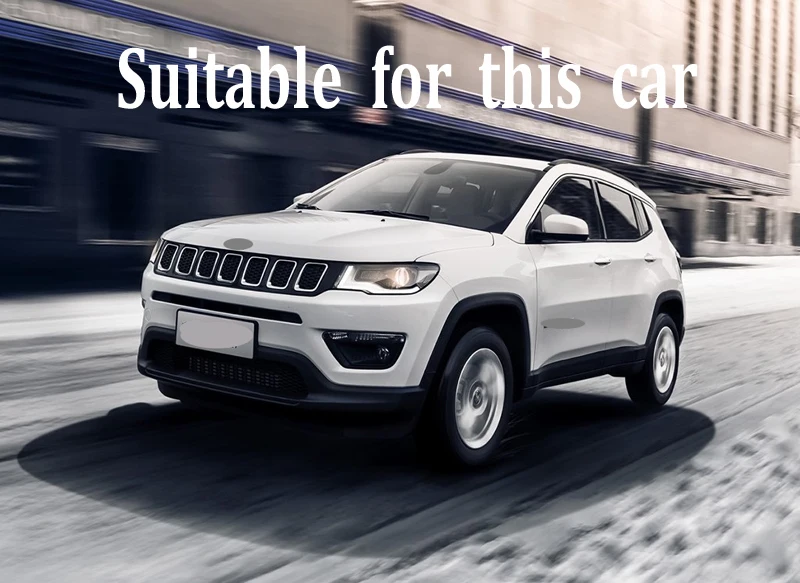 

2pcs For JEEP Compass 2016-2018 LED Daytime Driving Running Light DRL Car Fog Lamp 6000K White Light Turn Yellow Light