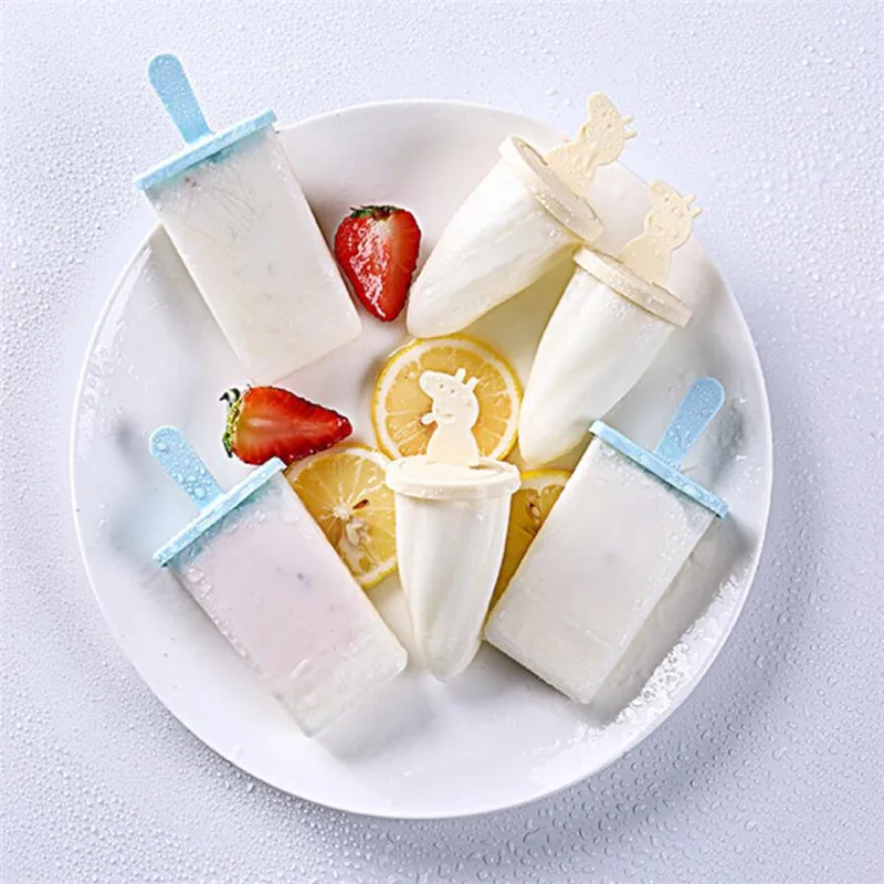 

2021 Newest Arrival Ice Cream Mold 9 Ice Popsicle Mold Set, Reusable Ice Cream Mold with Stick ans Lid Creative Kitchen Tool