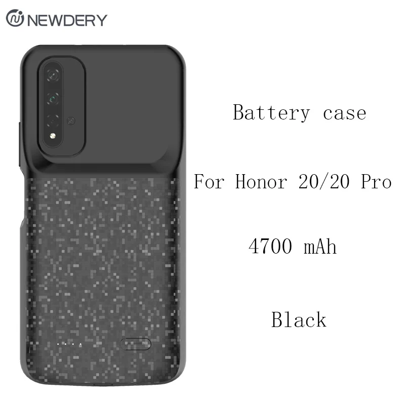Honor 20 4700mAh NEWDERY чехол для аккумулятора для Honor nova 3 20 pro 8 8X9 9X10 Lite V20 чехол для внешнего зарядного устройства для huawei P20 Lite nova 3E power bank - Цвет: Honor 20 4700mAh