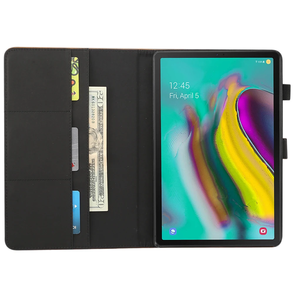 Защитный чехол для Samsung Galaxy Tab S5e 10 5 дюйма T720 T725 из ТПУ задняя крышка искусственной