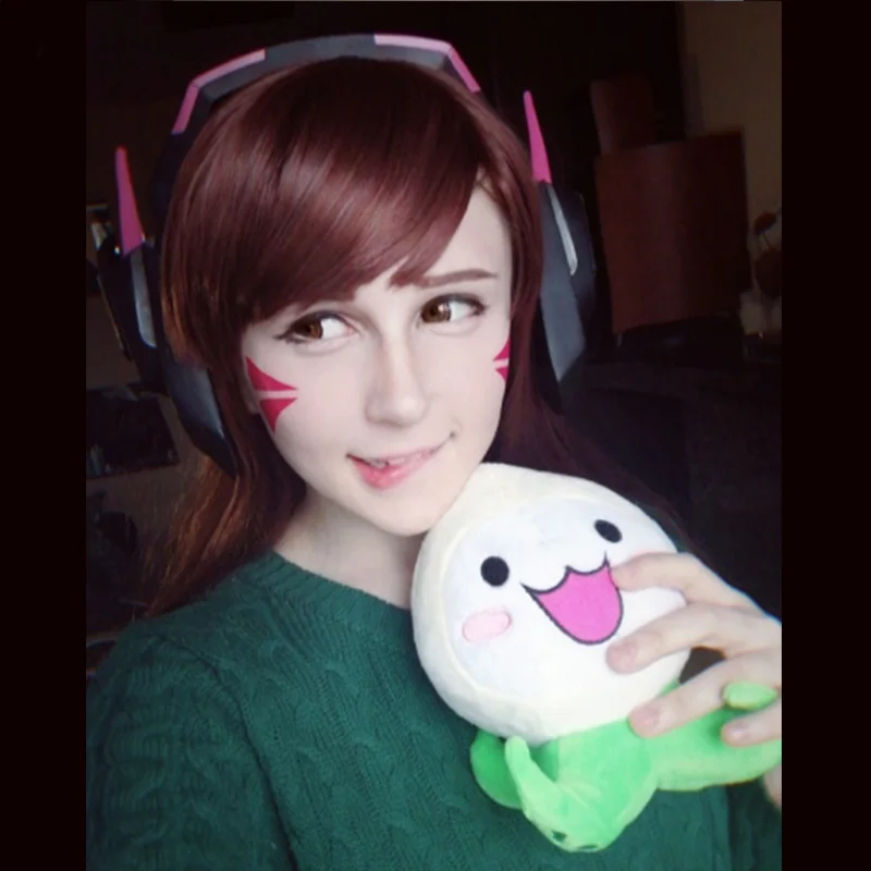 Аксессуары для косплея 3 вида стилей Dva водостойкая тату наклейка милое лицо с