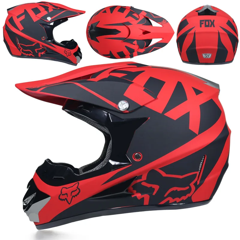 Гоночный Кроссовый мотоциклетный шлем DOT Casque Moto Capacete Moto Casco бездорожье полное лицо винтажный Кроссовый шлем для женщин 3 подарка