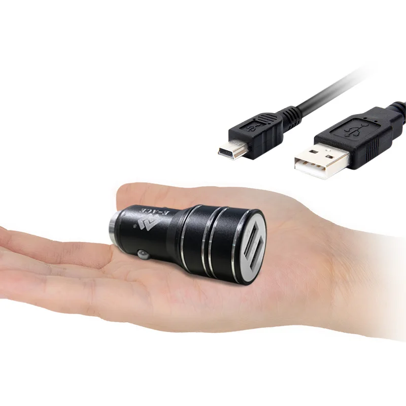 Автомобильное зарядное устройство с двумя USB-портами 2 1 А