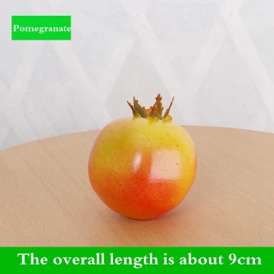 Pomegranate Искусственный фруктовый Овощной Детский развивающий магазин дисплей реквизит цветок модель украшения фотография ферма украшения реквизит - Цвет: Pomegranate