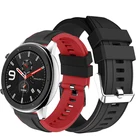 Силиконовый ремешок для часов Xiaomi Huami Amazfit GTR 47 мм, умный браслет для мужчин и женщин, спортивные ремешки для Huami Amazfit Stratos 22S Pace
