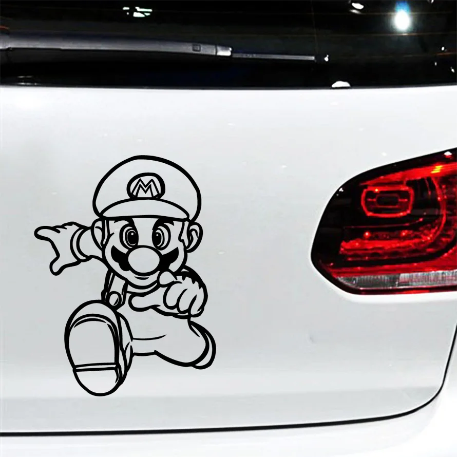 Diy супер наклейки с изображением Марио СССР автомобиль наклейка стикер искусство