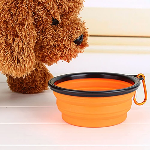 Нетоксичная Складная миска для кормления собак и домашних животных TINGHAO