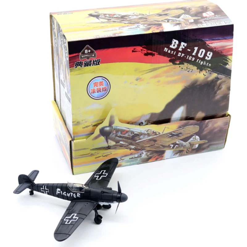 

Модель немецкого истребителя времен Второй мировой войны 4D 6 шт./компл. 1:49, пластиковая Сборная модель военного самолета, игрушка для детей