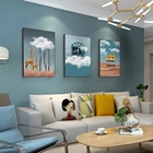 Картина на холсте с жирафом для детской комнаты