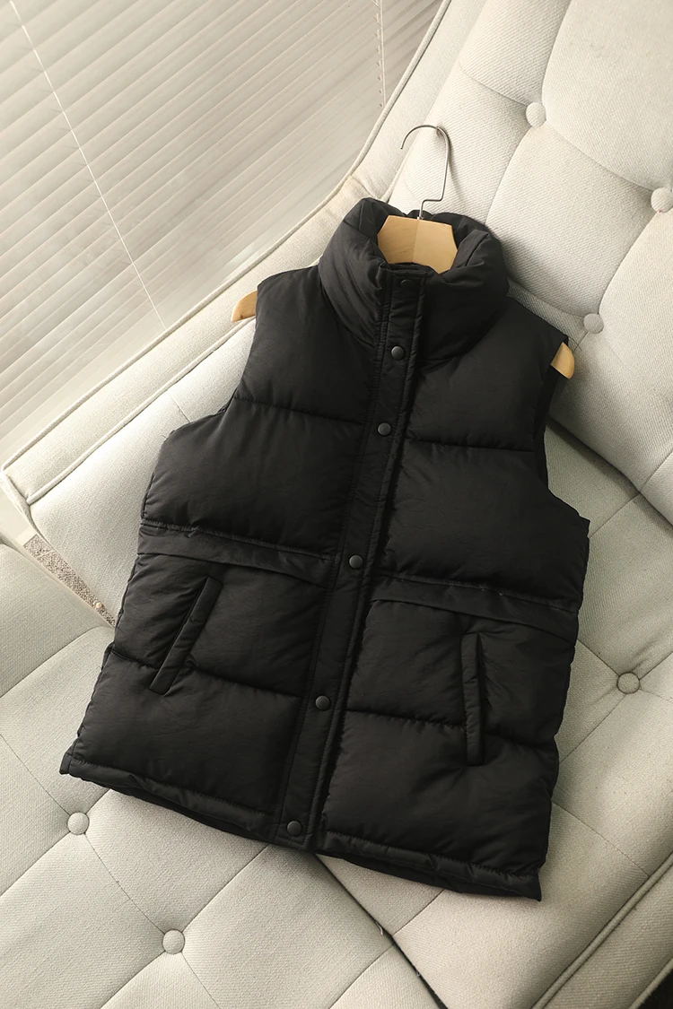 

Fad new Autumn winter Hot selling plus size sleeveless jacket women's Vogue casual warm womens vest female bisic coats