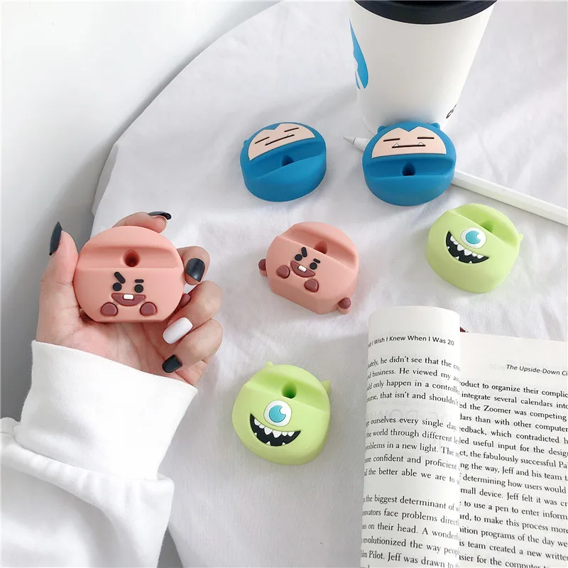 

Cute Touch Screen pen holder For Apple Pencil 1/2 For For iPad Tablet Touch Pen Silicone Stand Holder Fashion 3D Cartoon Bracket