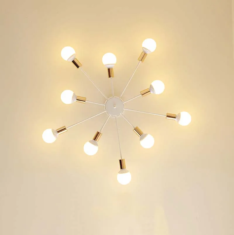 

BOKT Chandelier Light 6/8/10 Heads Light Bulb Modern Living Room Hanging Lamp For Home Decor Restaurant Dinning Cafe Bar Room