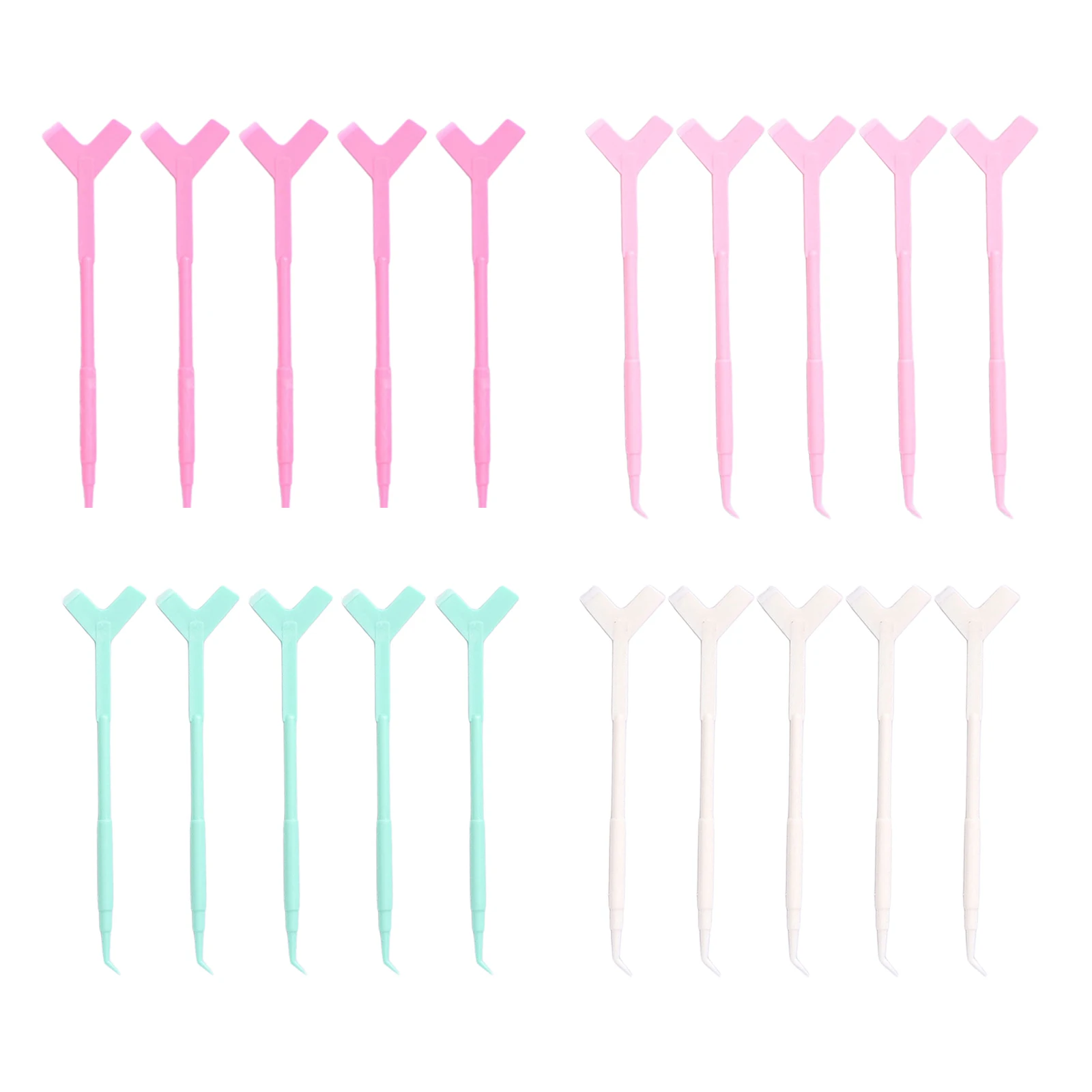 

5 Pieces Eyelash Volume Graft Perming Curler Lift Lash Y Brushes