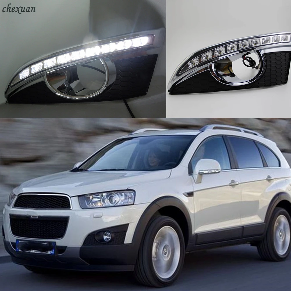 CSCSNL DRL Для Chevrolet Chevy Captiva 2011 2012 2013 дневные ходовые огни противотуманная фара 12 в