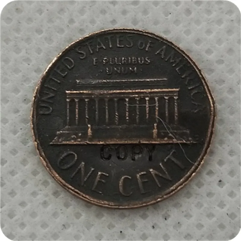 1972 г. Double Die Obverse Lincoln пшеничная цент Пенни КОПИЯ монета | Дом и сад