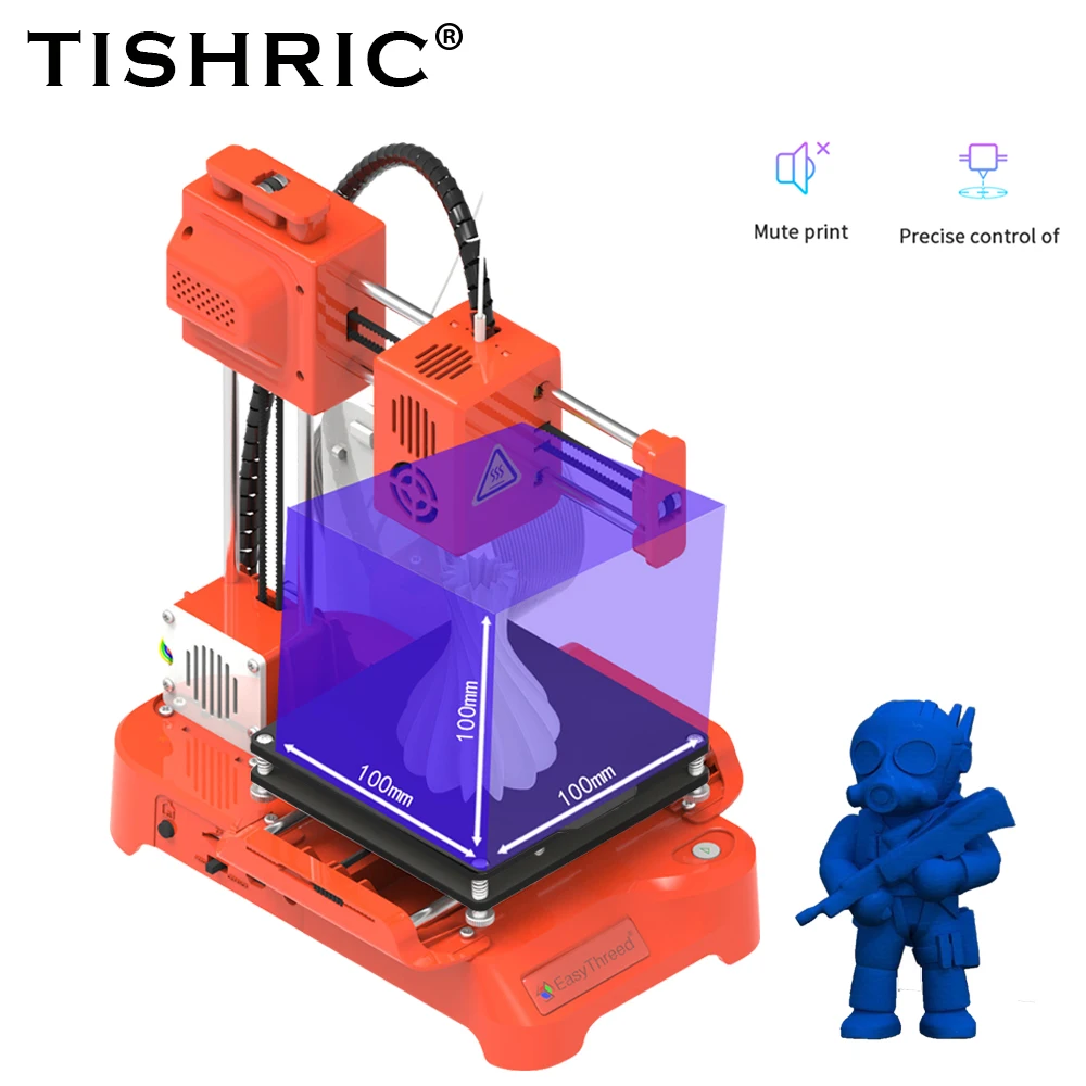 3D-принтер TISHRIC Easy Threed K7 саморазвивающийся умный принтер для моделирования