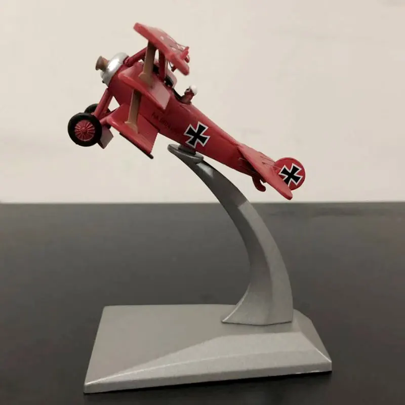 WLTK 1/72 масштаб военная модель игрушки Fokker Dr-I красный Рыцарь истребитель литой металлический самолет модель игрушки для сбора, подарка, украшения