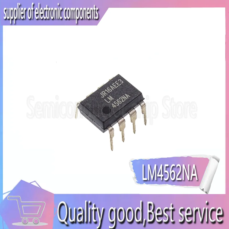 5 шт. LM4562NA &quotдвойной op amp можно обновить LM4562 импорт оригинальный dip 8|Интегральные