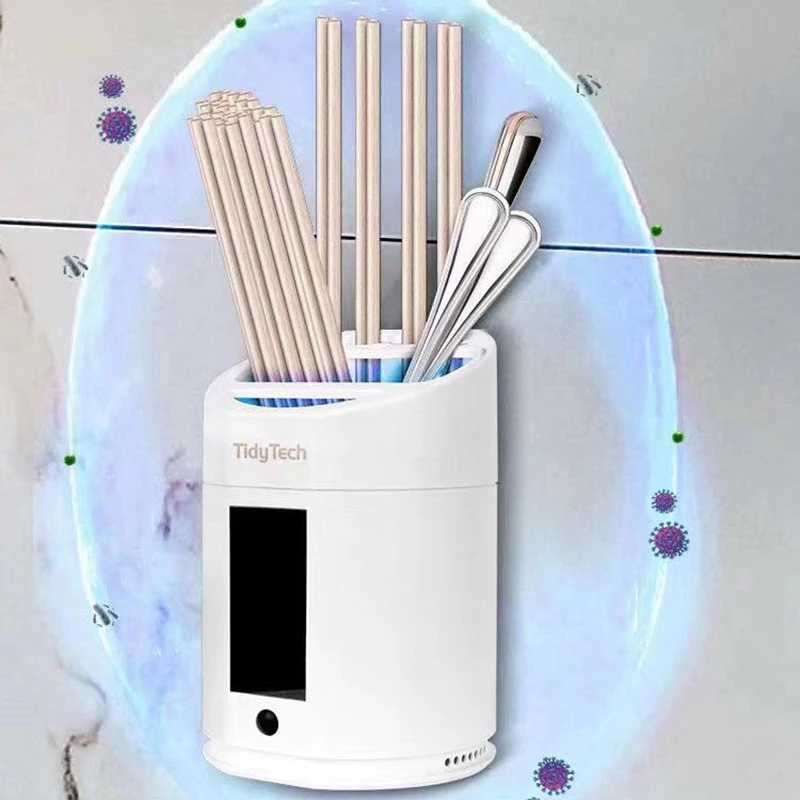 

Household Chopstick Spoon Disinfection Box, UV Disinfection Box, Cutlery Tube, Kitchen Tableware Storage Box