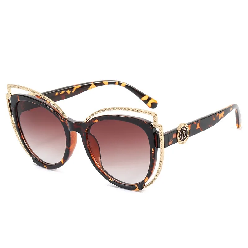 Роскошные брендовые дорожные маленькие прямоугольные Солнцезащитные очки