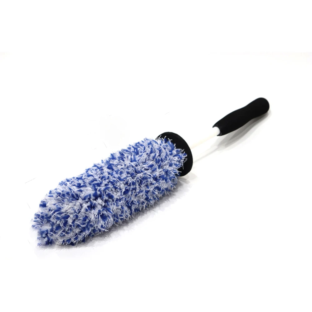 

42cm Automobile Car Wheel Hub Cleaning Brush Microfiber Detailing Brush Durable Rim Wheel Cleaning Tire Washing Sponge Tool