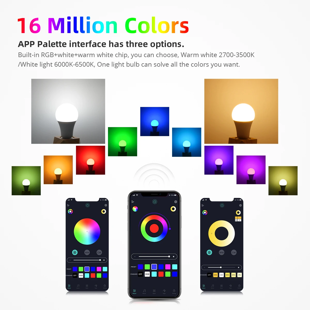 Светодиодные лампы с дистанционным управлением Bluetooth 4 0 RGB умная лампа сменные