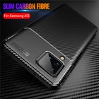 Матовый чехол Beetle для телефона Samsung A12 Nacho A62 A42 5G, мягкий чехол из углеродного волокна для Galaxy M12 M62, защитный чехол