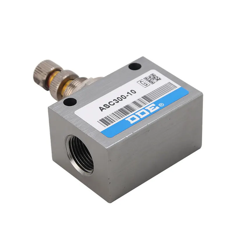 

Two-way Regulator Valve ASC-01 ASC-02 ASC-03 ASC-04 Aluminum Alloy One-way Throttle Valve Adjustable Flow Pneumatic Tools