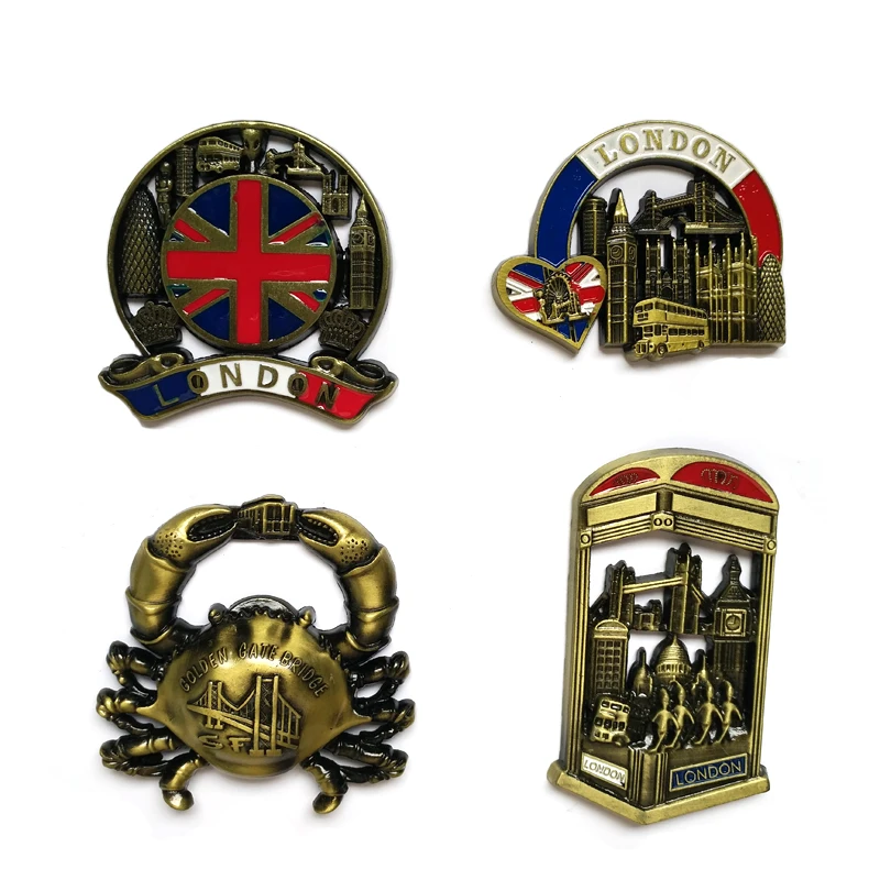 Вывеска Лондонское Здание Модель магнит на холодильник Мост Золотые ворота