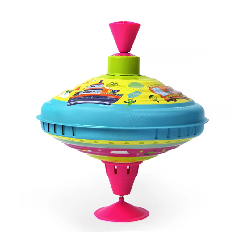 

MiDeer Large Tin Spinning Top Fun Toys and Game for Children Kids Gift Rotate Classic Toys Party Favors Toddlers Educational toy