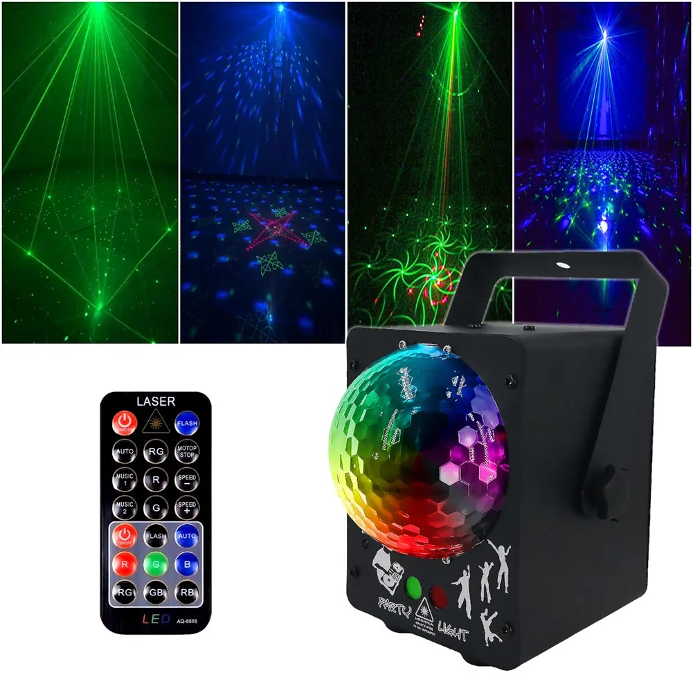 60 узоров СВЕТОДИОДНЫЙ Магический шар лазеры светильник сценический KTV бар