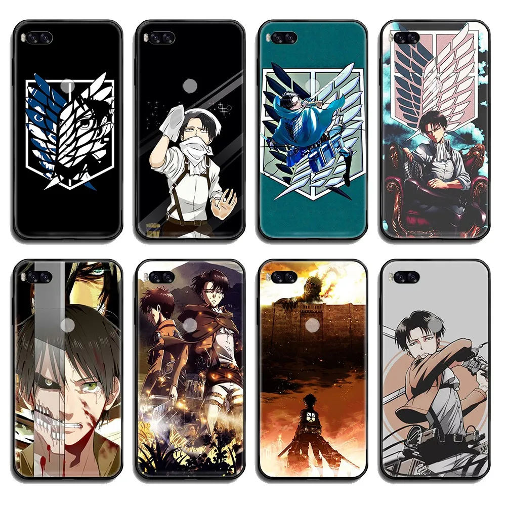 Чехол для телефона с рисунком из аниме атака на Титанов черный чехол Xiaomi Redmi Mi Note 3