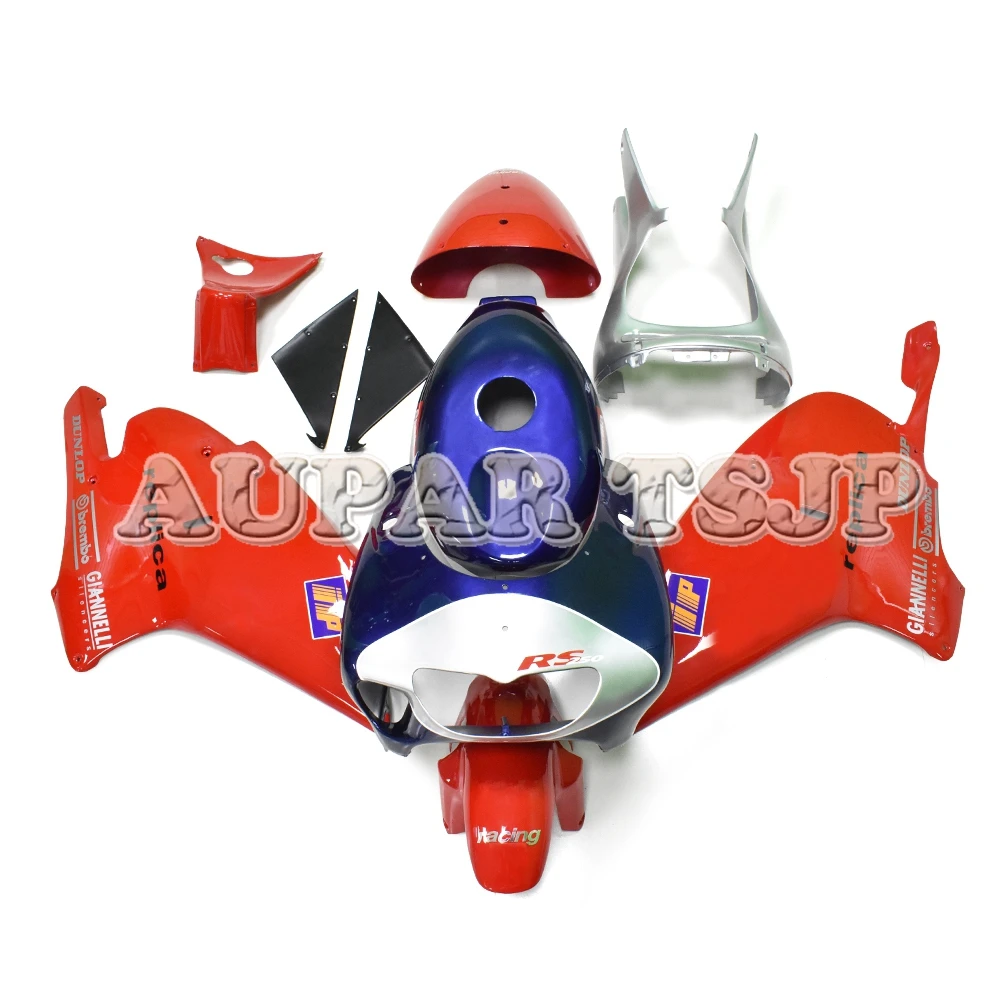 

Blue Red Sportbike Fairing Kit For Aprilia RS250 1998 1999 2000 2001 2002 rs250 ABS Plastic Complete Bodywork Kit