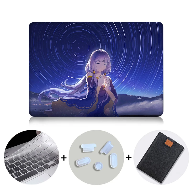 MTT чехол для Macbook Pro retina 13 15 дюймов A1706 A1989 A1398 Аниме Сумка для ноутбука чехол для Mac book Air 11,6 12 Pro 13,3 15,4 Fumda - Цвет: MB07