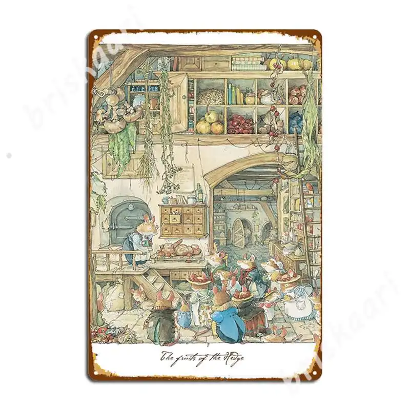 

The Fruits Of The Hedge Metal Signs Cinema Garage Retro Wall Decor pub Garage Tin sign Posters