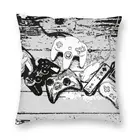 Наволочка для подушки, 45x45, для геймеров и джойстиков