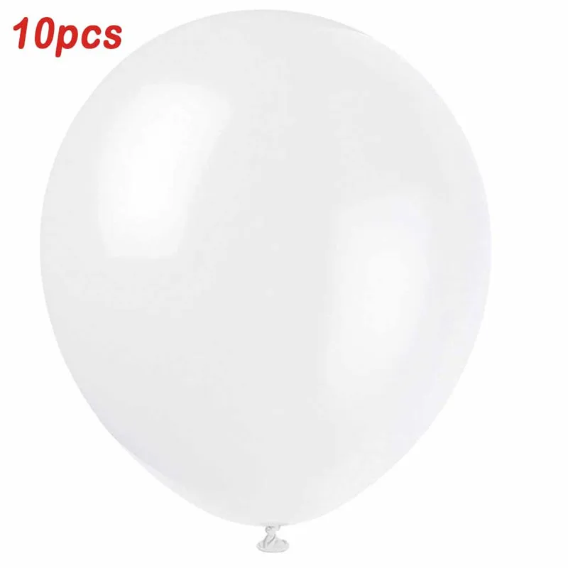 White 10pcs 36 шт./набор, животные из мультфильмов лиса джунгли День рождения набор воздушных шаров Baby Shower клипсы для воздушных шаров, аксессуары для детей, для девочек и мальчиков поддерживает сторонние исполнители - Цвет: White 10pcs