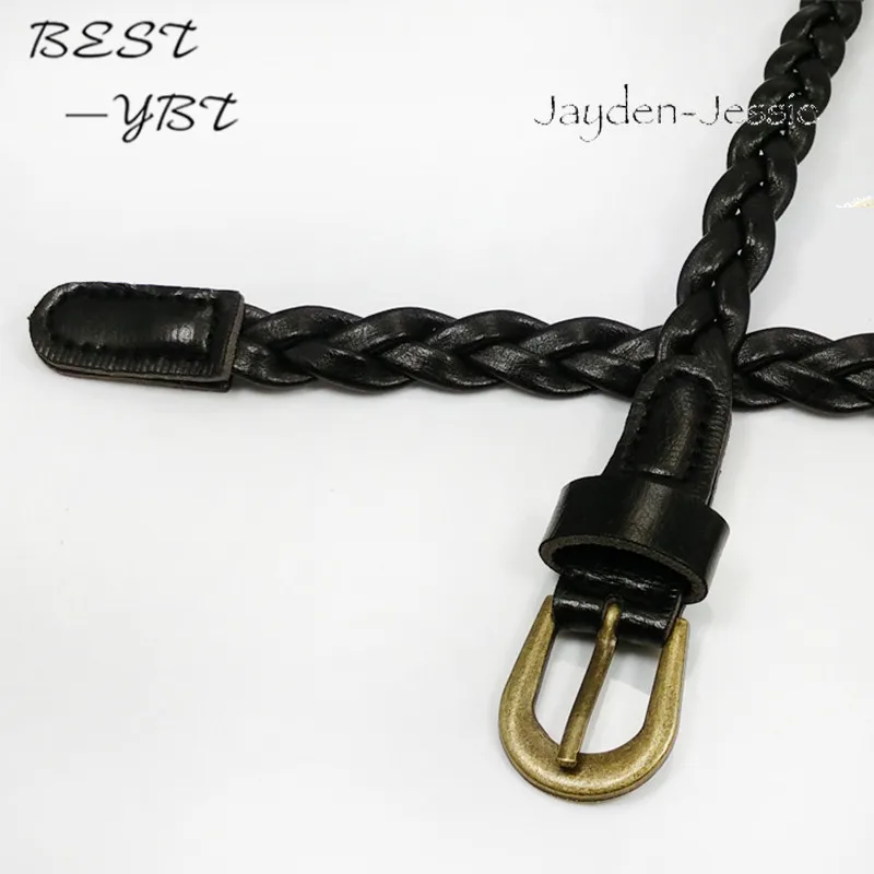 Плетеный пояс модели женский украшение тонкие дикие ремни Корейская версия