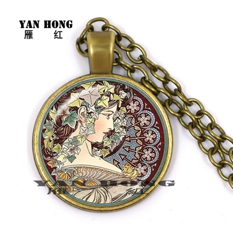Body art photographs carefully designed Necklace glass 25MM pendant hand-made | Украшения и аксессуары