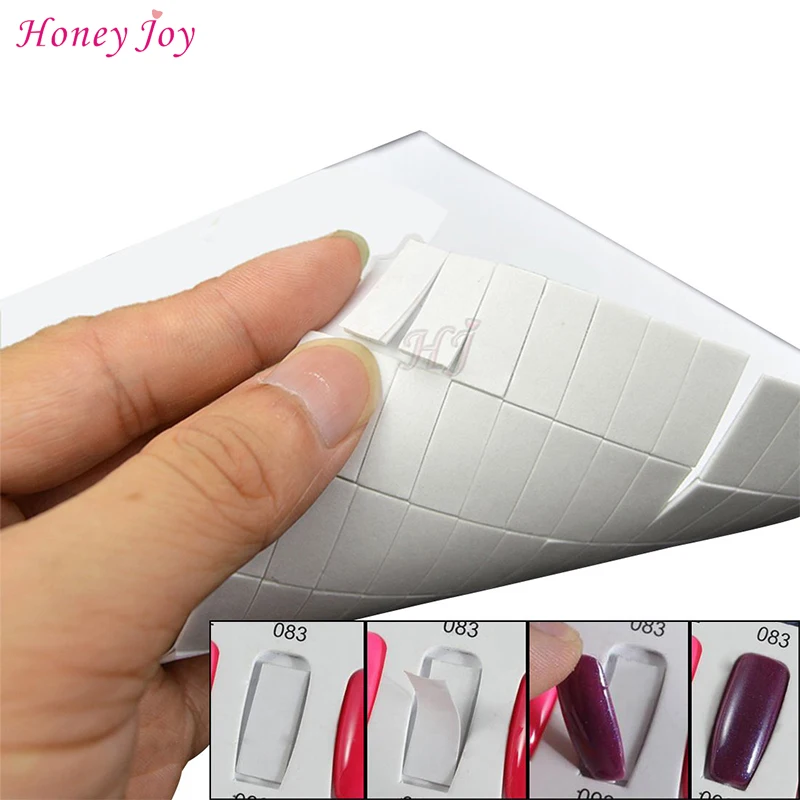 312 шт/лист губка двухсторонняя клейкая фиксирующая наклейка для ногтей Гель лак
